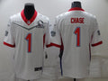 Men's Cincinnati Bengals Ja'Marr Chase #1 White ALL STAR Game Jersey1