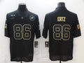 Men's Philadelphia Eagles #86 Zach Ertz Black Team Game Jersey1