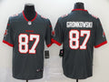 Men's Tampa Bay Buccaneers Rob Gronkowski #87 Gray Vapor Limited Jersey1