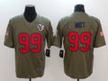 Men's Houston Texans J.J. Watt #99 Brown Alternate Game Jersey1