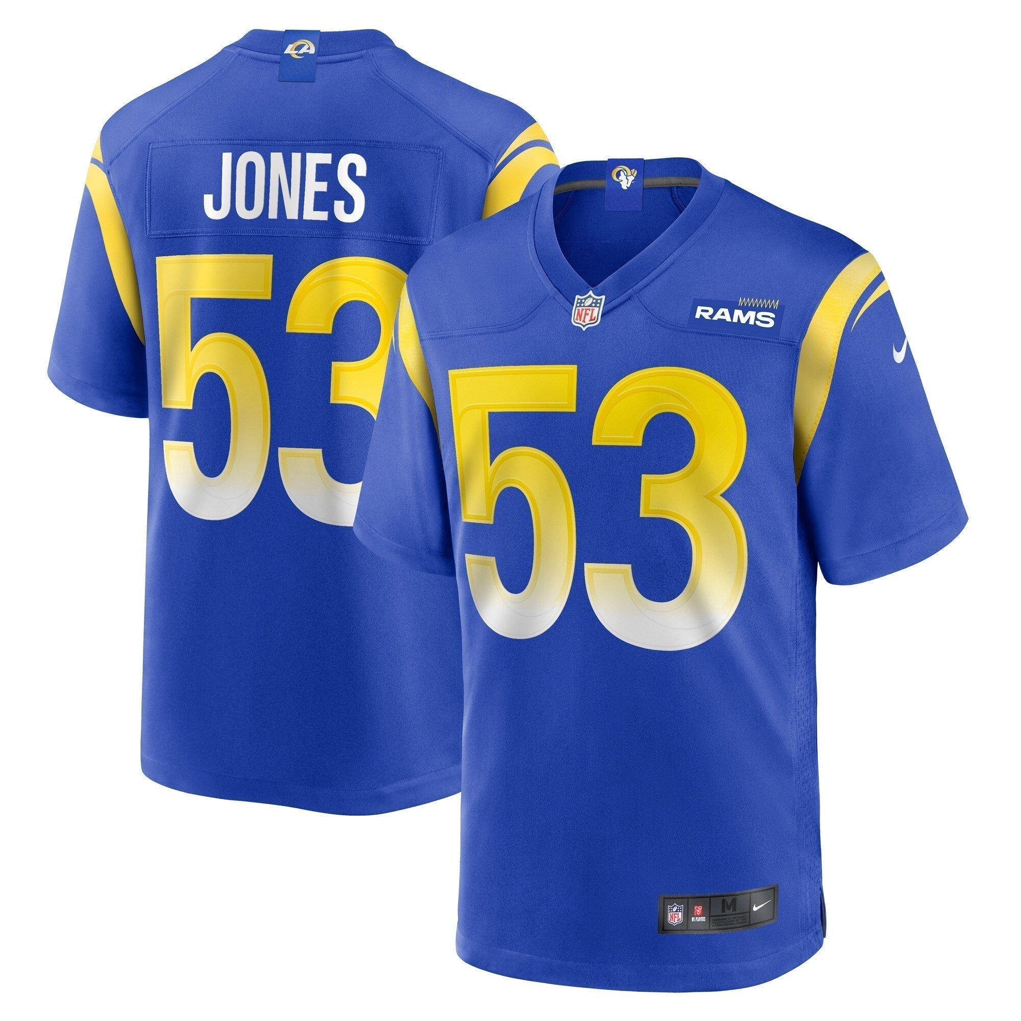 Ernest Jones Los Angeles Rams Nike Game   Jersey - Royal
