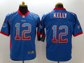 Men's Buffalo Bills Jim Kelly #12 Blue Game Player Jersey1