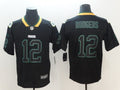 Men's Green Bay Packers Aaron Rodgers #12 Black Player Jersey1