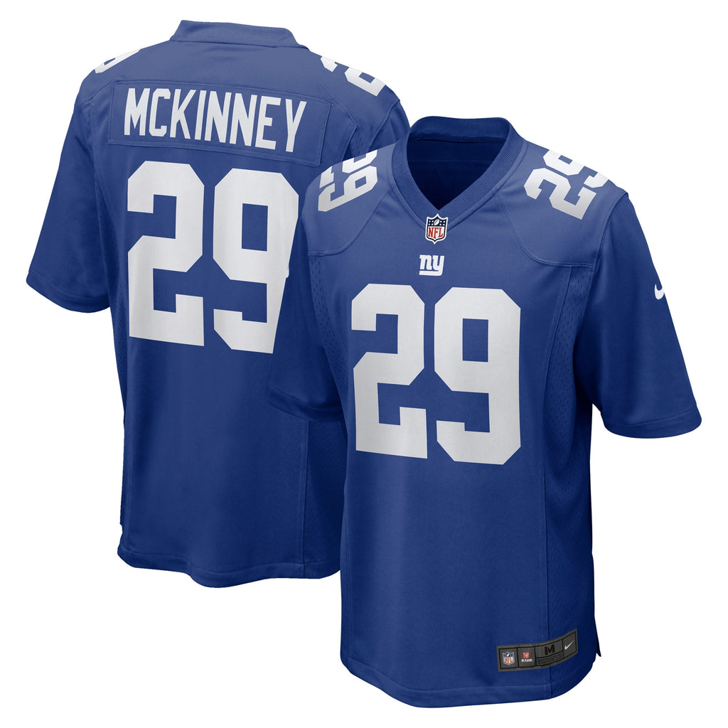 Xavier McKinney New York Giants Nike Game Jersey - Blue