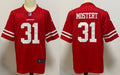 Men's San Francisco 49ers Raheem Mostert #31 Red Game Player Jersey1