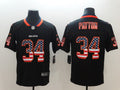 Men's Chicago Bears Walter Payton #34 Black Game Jersey1