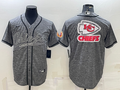 Men's Kansas City Chiefs Grey Game Jersey1