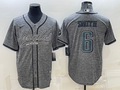 Men's Philadelphia Eagles DeVonta Smith #6 Gray Player Jersey1 Joint Edition