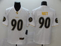 Men's Pittsburgh Steelers T.J. Watt #90 White Alternate Game Jersey1