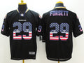 Men's Baltimore Ravens Justin Forsett #29 Black Game Jersey1