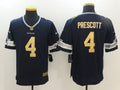 Men's Dallas Cowboys Dak Prescott #4 Navy Team Game Jersey1
