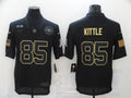 Men's San Francisco 49ers #85 George Kittle Black Alternate Game Jersey1
