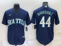 Men's Seattle Mariners Julio Rodriguez #44 Navy Replica Baseball Jersey