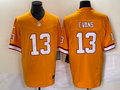 Men's Tampa Bay Buccaneers Mike Evans #13 Orange Throwback Game Jersey1