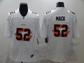 Men's Chicago Bears #52 Khalil Mack White Game Player Jersey1