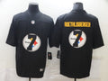 Men's Pittsburgh Steelers Ben Roethlisberger #7 Black Player Jersey1