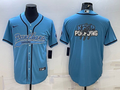 Men's Carolina Panthers Blue Game Jersey1