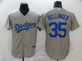 Men's Los Angeles Dodgers Cody Bellinger #35 Gray Replica Baseball Jersey1