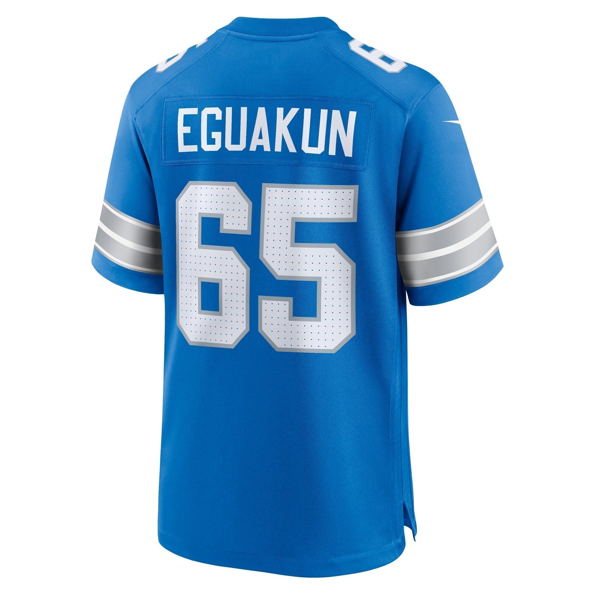 Kingsley Eguakun Detroit Lions Nike Game Jersey -  Blue