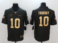 Men's Chicago Bears Mitch Trubisky #10 Black Game Jersey1