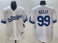 Men's Los Angeles Dodgers Joe Kelly #99 White Player Jersey1