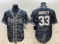 Men's Dallas Cowboys Tony Dorsett #33 Grey Camouflage Game Jersey1 Joint Edition