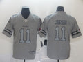 Men's Atlanta Falcons Julio Jones #11 Gray Game Jersey1