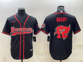 Men's Tampa Bay Buccaneers Tom Brady #12 Black Game Player Jersey1 Joint Edition