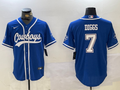 Men's Dallas Cowboys Trevon Diggs #7 Royal Game Jersey1