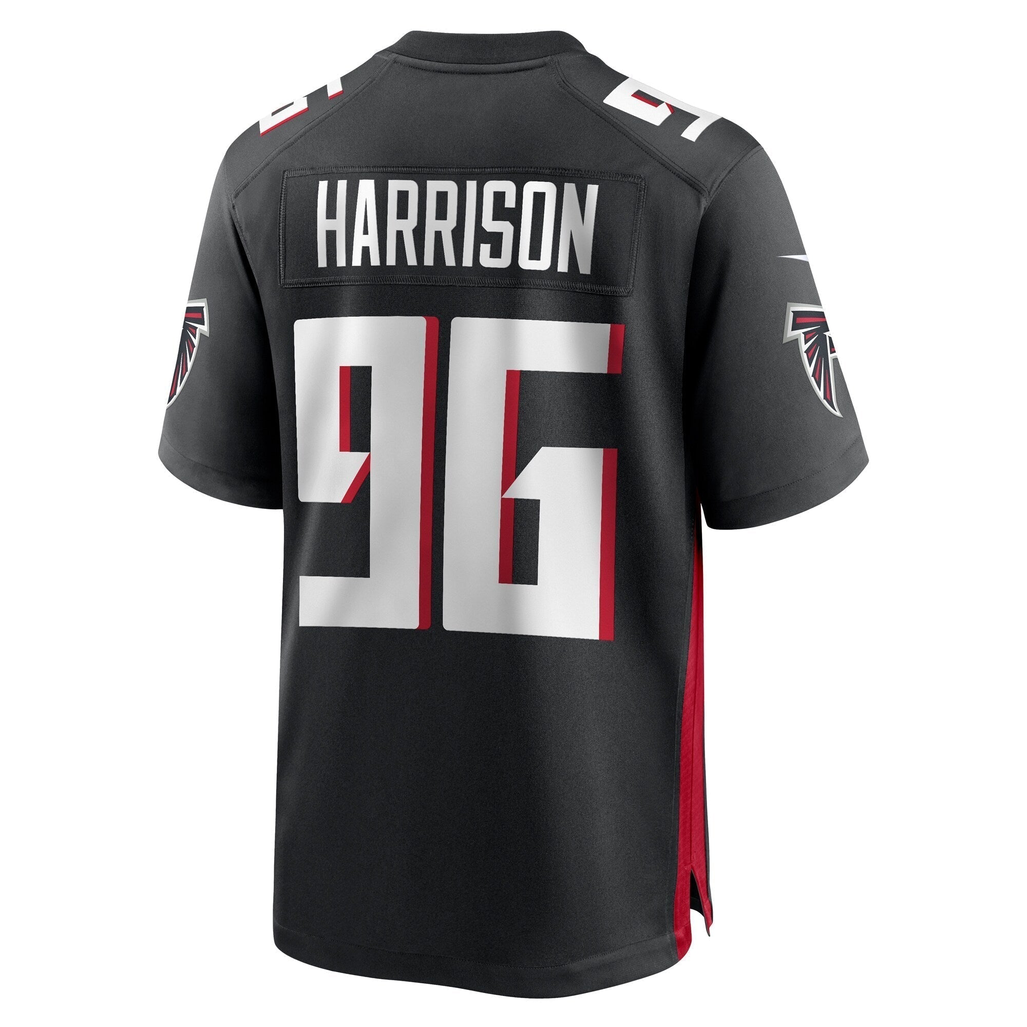 Zach Harrison Atlanta Falcons Nike Team Game Jersey -  Black