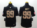 Men's Houston Texans #99 J.J. Watt Black Authentic Game Jersey1