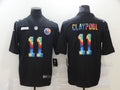 Men's Pittsburgh Steelers Chase Claypool #11 Black Game Player Jersey1