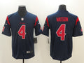 Men's Houston Texans Deshaun Watson #4 Navy Game Jersey1