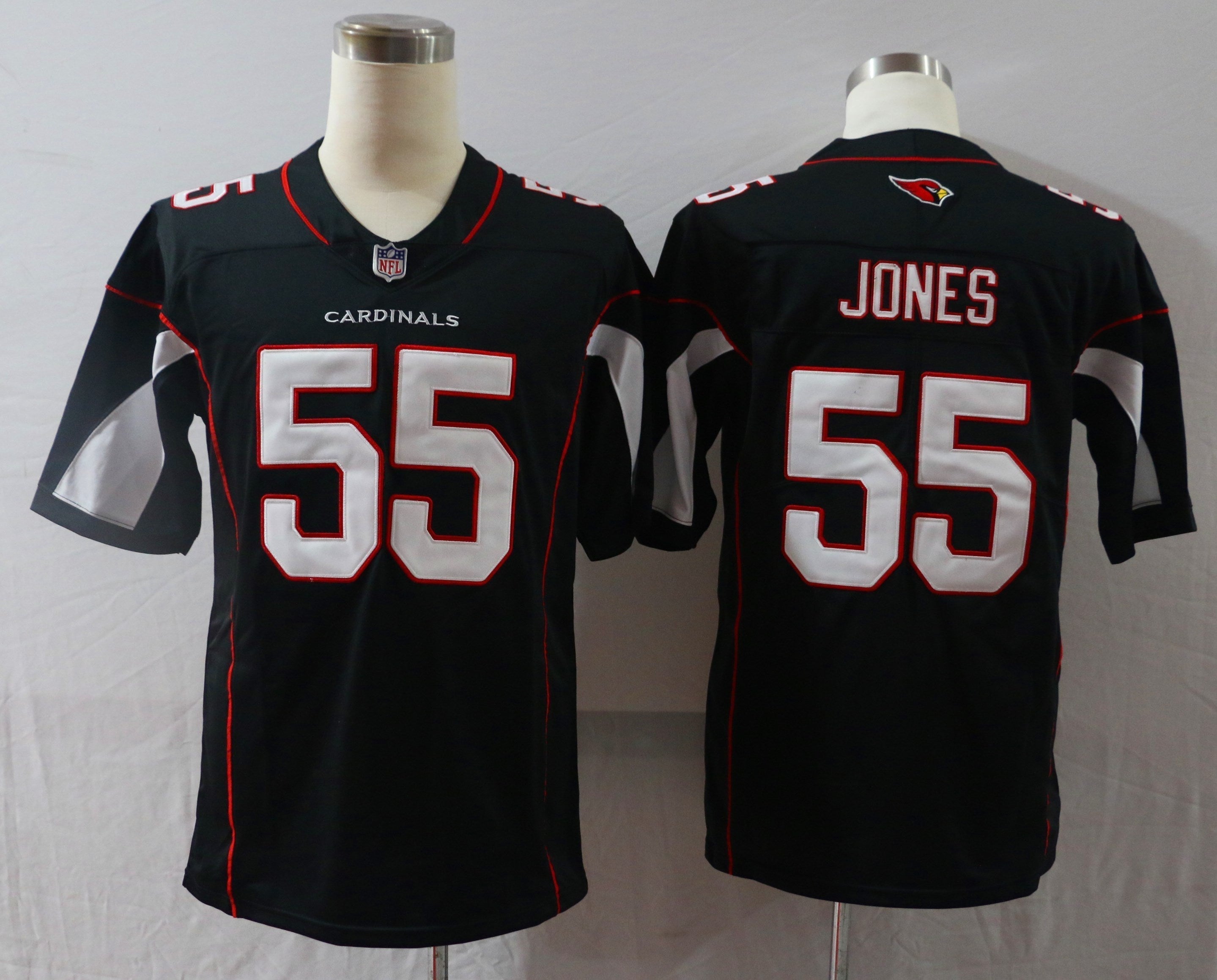 Men's Arizona Cardinals Chandler Jones #55 Black Game Jersey1