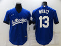 Men's Los Angeles Dodgers Max Muncy #13 Blue Stitched Jersey1