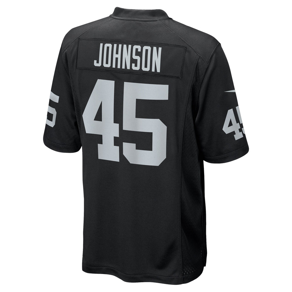 Jaquan Johnson Las Vegas Raiders Nike Game   Jersey - Black