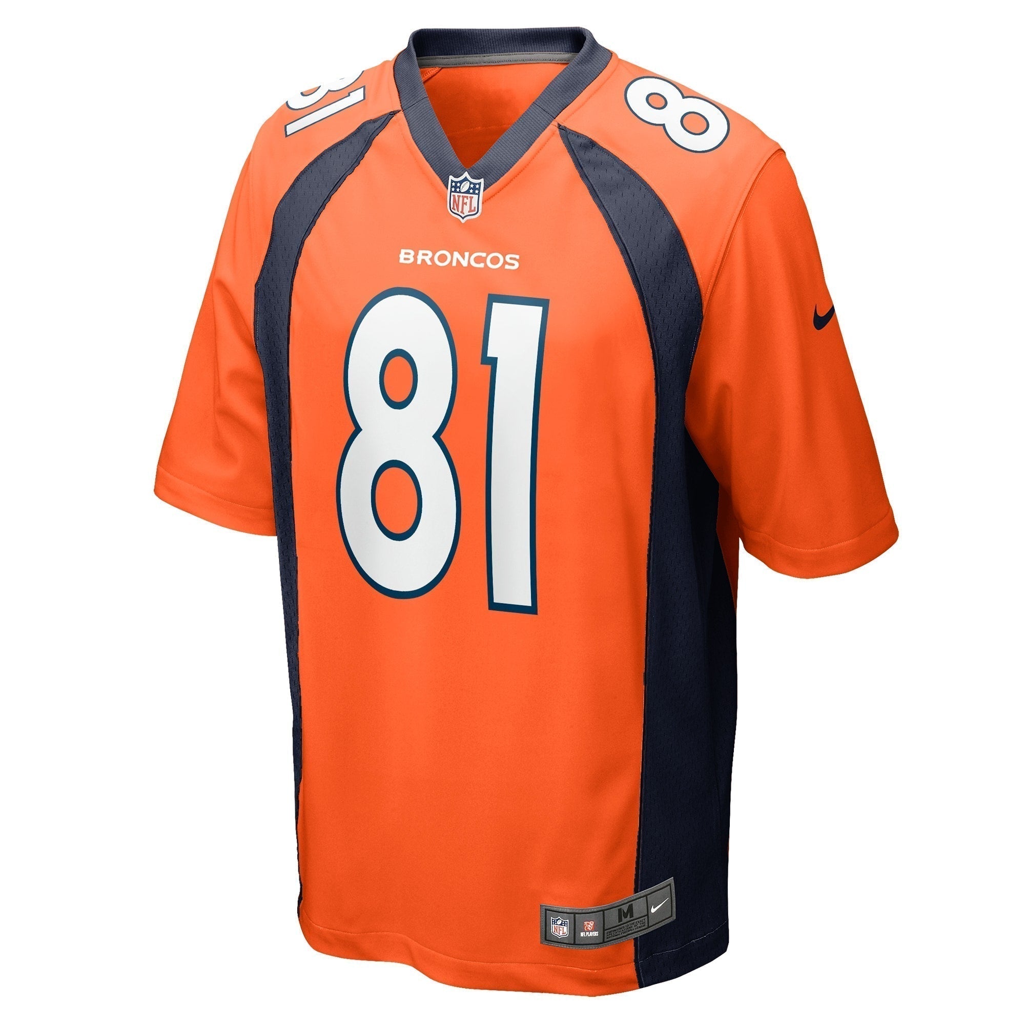 Tre'Quan Smith Denver Broncos Nike  Game Jersey -  Orange