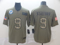 Men's Detroit Lions Matthew Stafford #9 Brown Player Game Jersey1