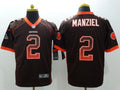 Men's Cleveland Browns Johnny Manziel #2 Brown Game Jersey1