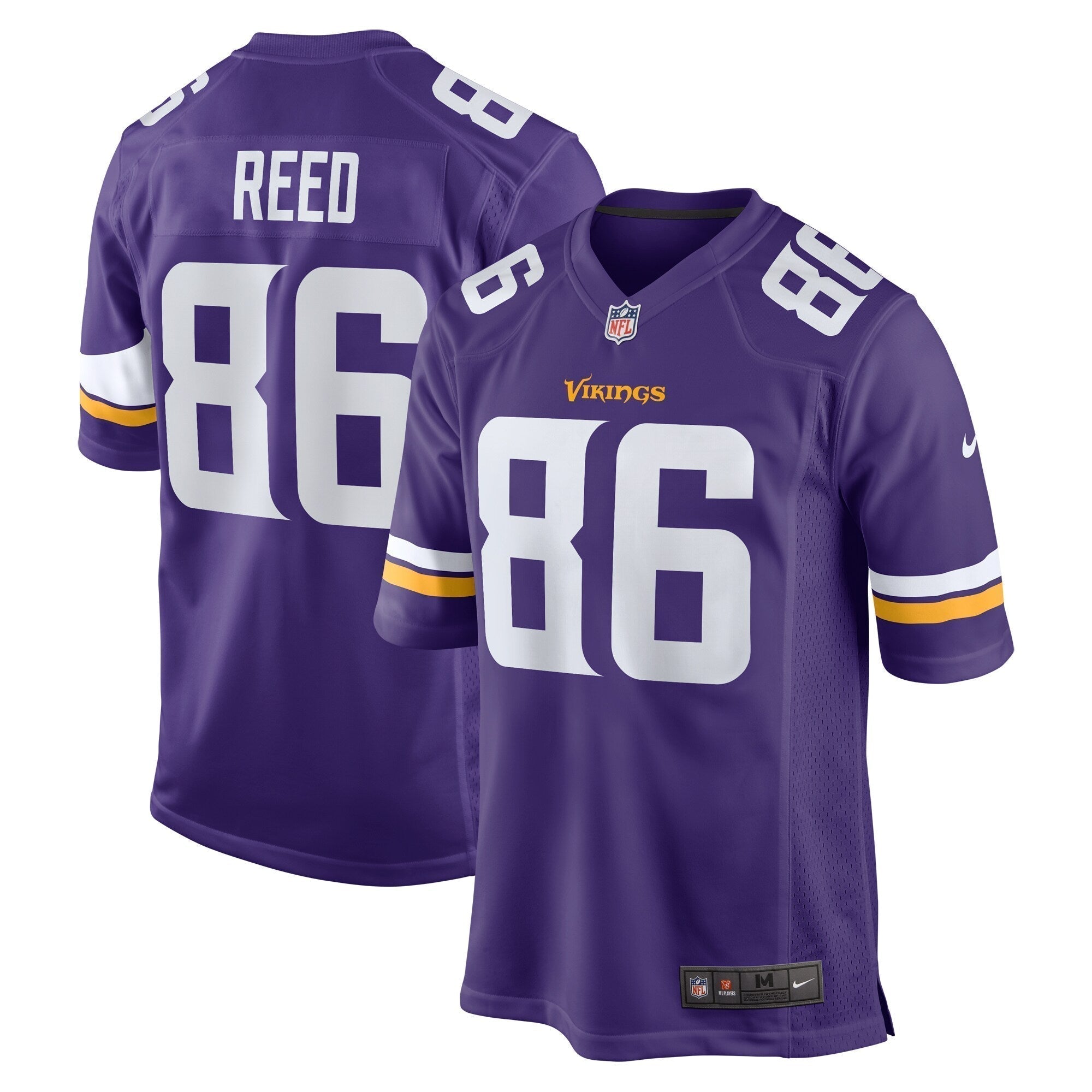 Jake Reed Minnesota Vikings Nike Retired   Game Jersey - Purple