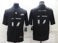 Men's Buffalo Bills Josh Allen #17 Black Alternate Player Jersey1