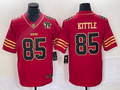 Men's San Francisco 49ers George Kittle #85 Scarlet Vapor F.U.S.E. Limited Jersey1