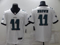 Men's Philadelphia Eagles A.J. Brown #11 White Game Jersey1
