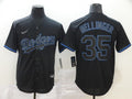 Men's Los Angeles Dodgers Cody Bellinger #35 Black Player Game Jersey1