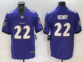 Men's Baltimore Ravens Derrick Henry #22 Purple Game Player Jersey1