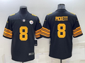 Men's Pittsburgh Steelers Kenny Pickett #8 Black Alternate Legend Jersey1