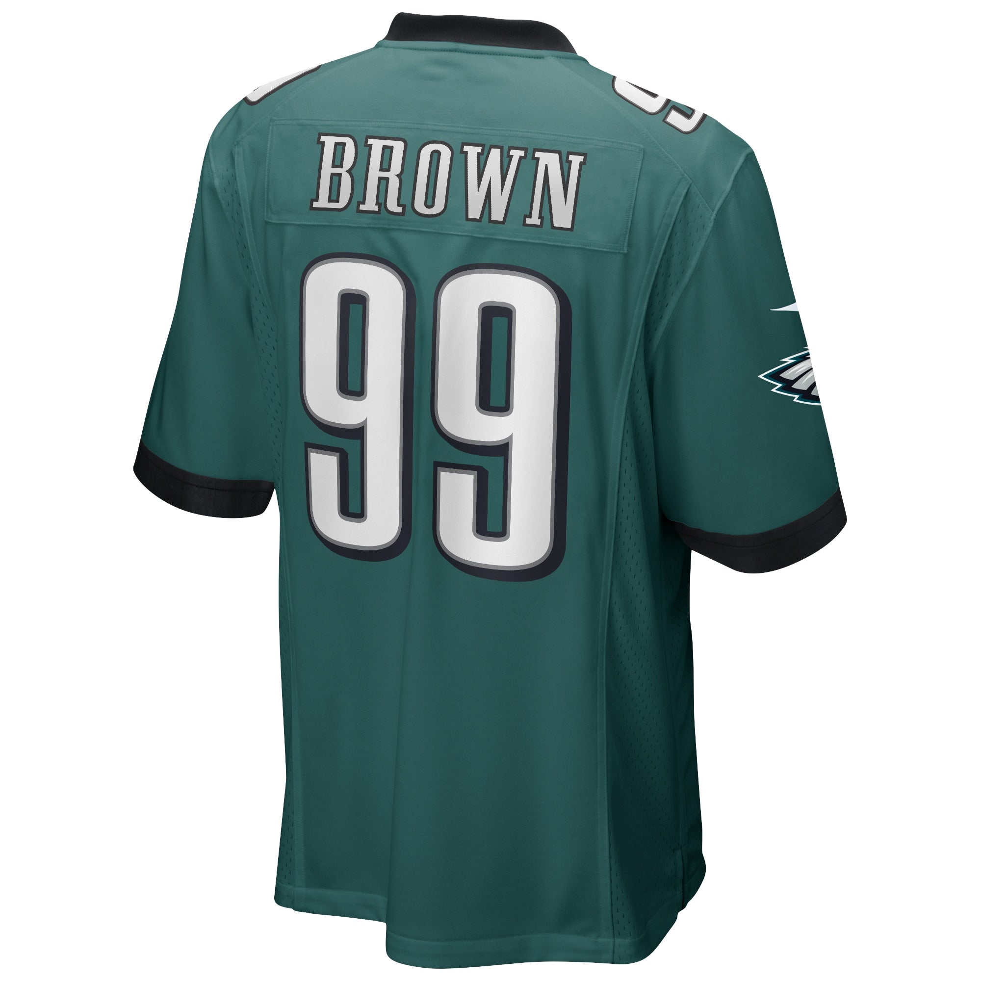 Jerome Brown Philadelphia Eagles Nike Game Retired   Jersey - Midnight Green
