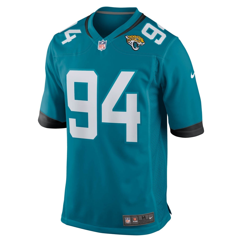 Maason Smith Jacksonville Jaguars Nike Team Game Jersey -  Teal