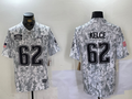 Men's Philadelphia Eagles Jason Kelce #62 Arctic Camo 2024 Salute to Service Limited Jersey1