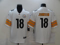 Men's Pittsburgh Steelers Diontae Johnson #18 White Game Jersey1